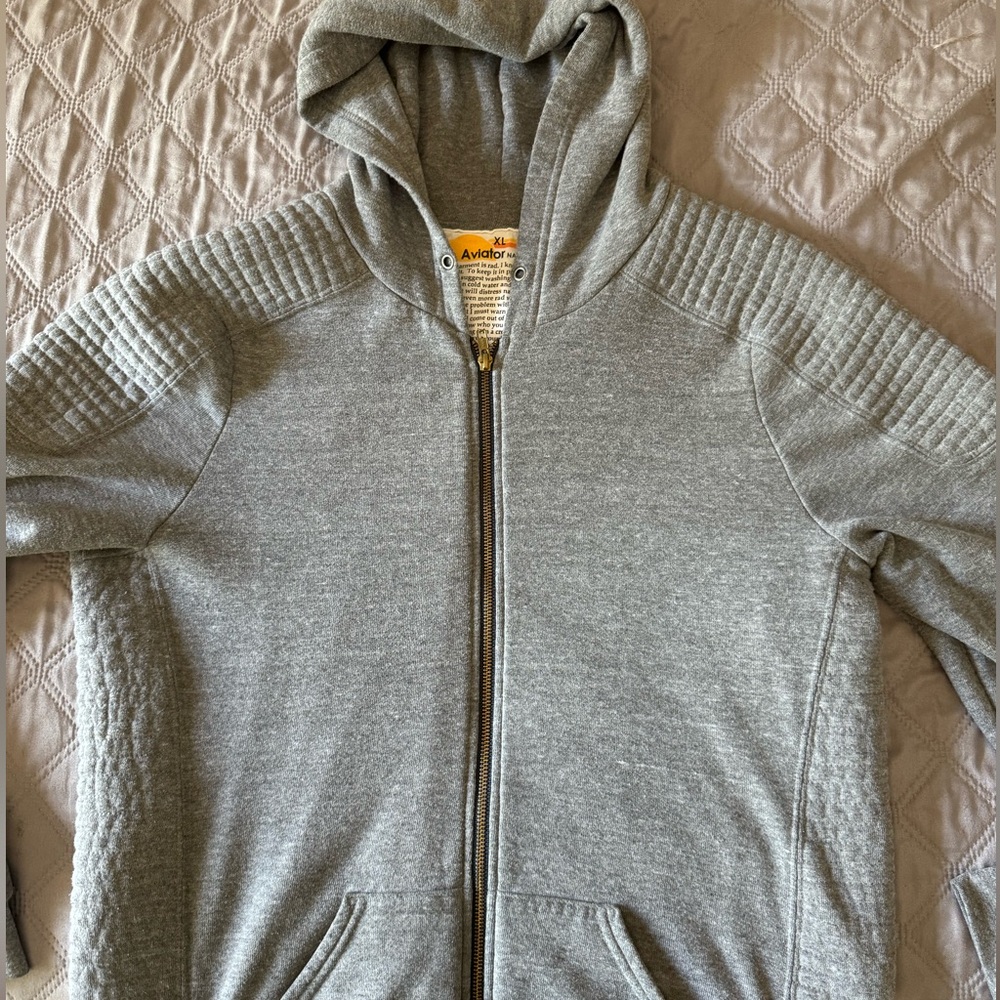 Aviator Nation Moto Hoodie EUC size XL